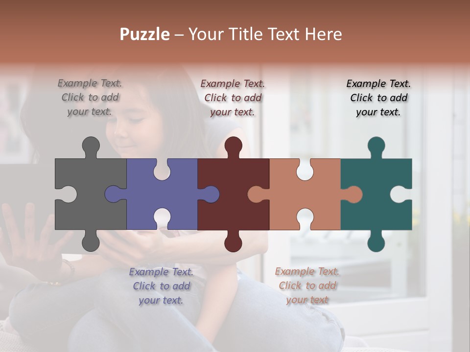 Asian Together Read PowerPoint Template