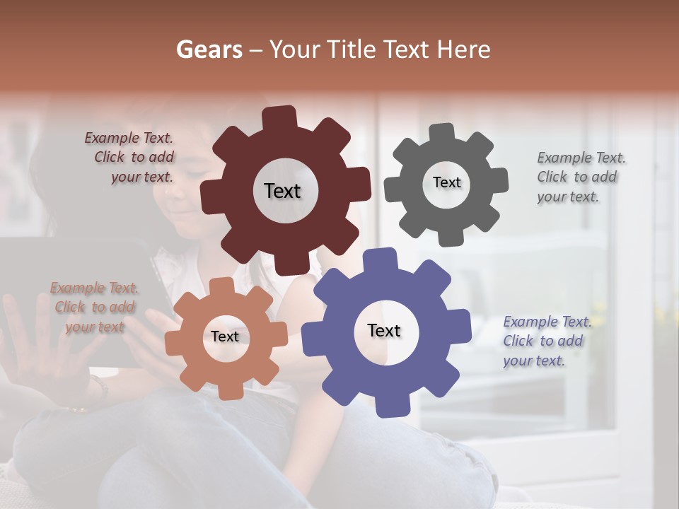 Asian Together Read PowerPoint Template