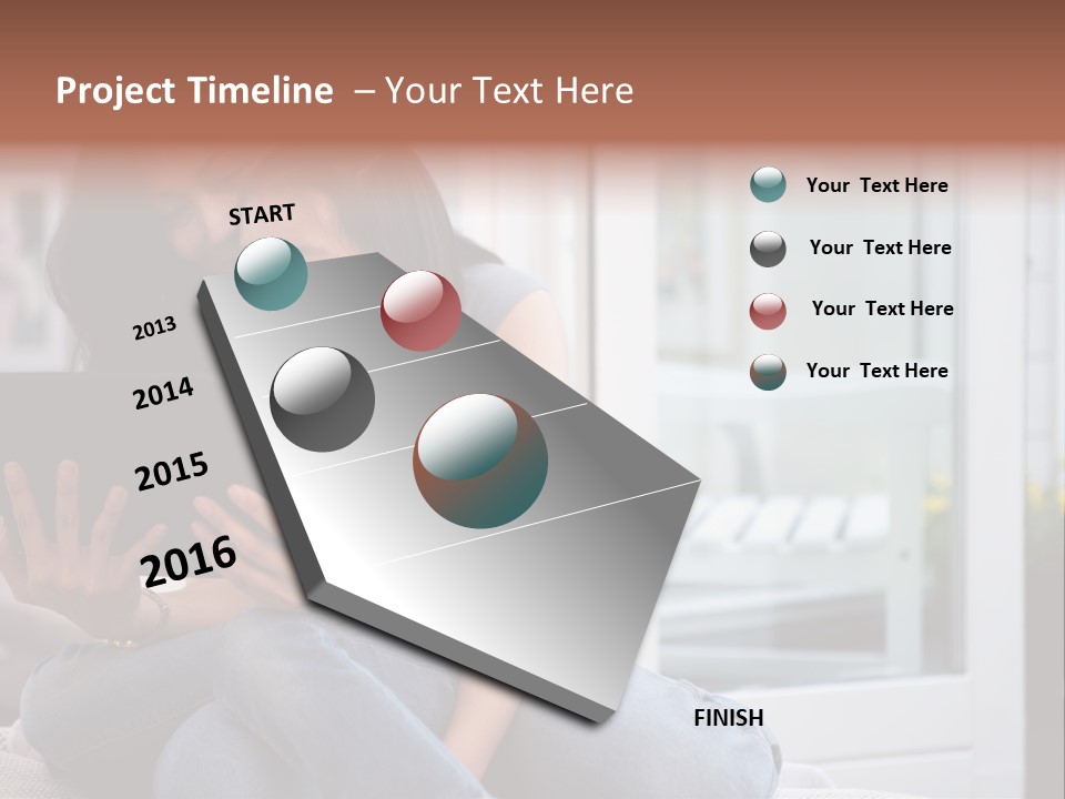 Asian Together Read PowerPoint Template