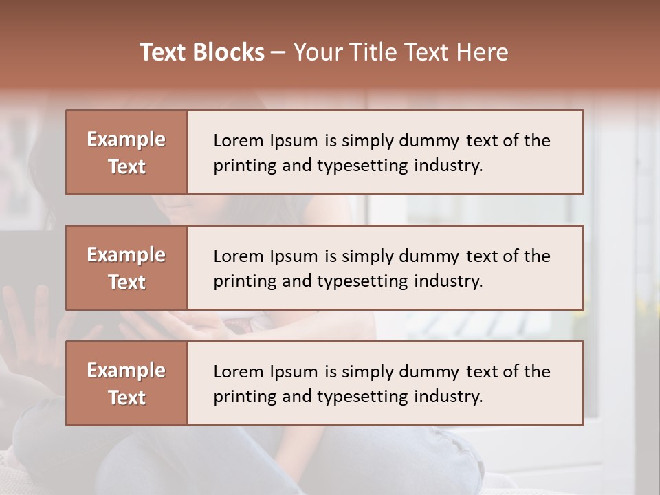 Asian Together Read PowerPoint Template