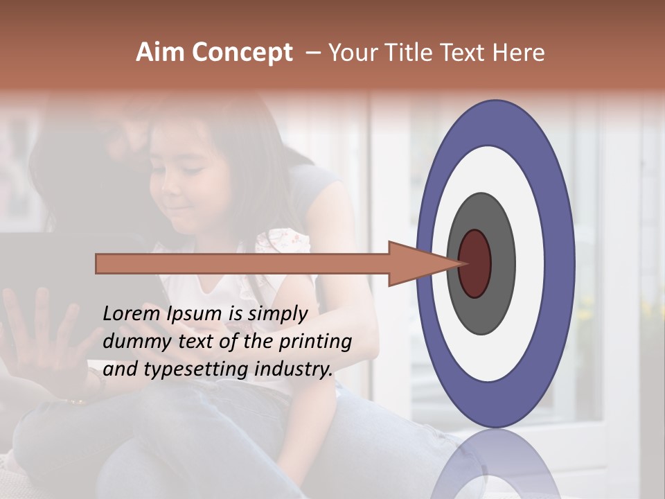 Asian Together Read PowerPoint Template