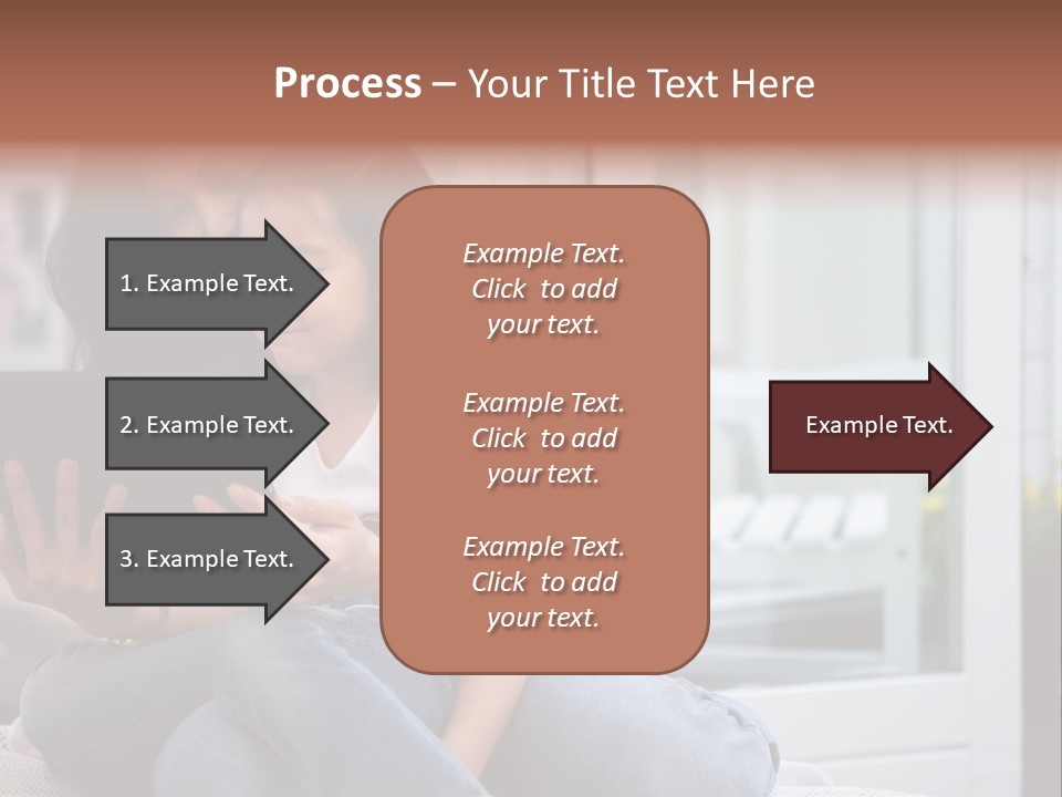 Asian Together Read PowerPoint Template