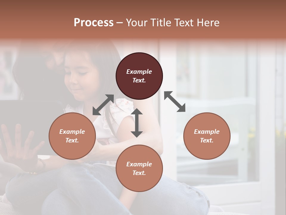 Asian Together Read PowerPoint Template