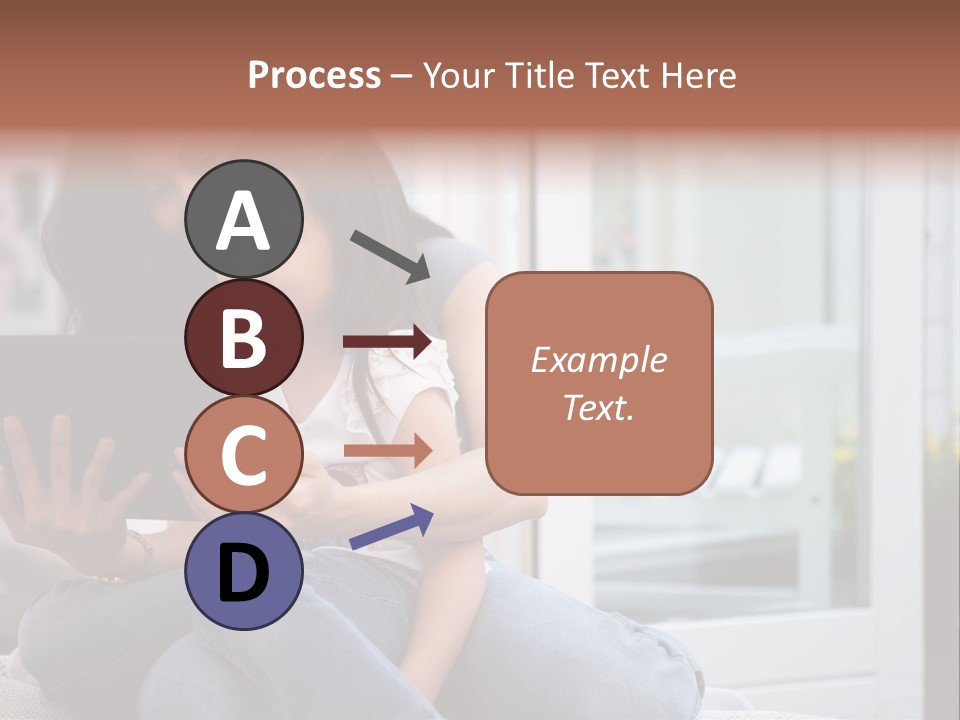 Asian Together Read PowerPoint Template