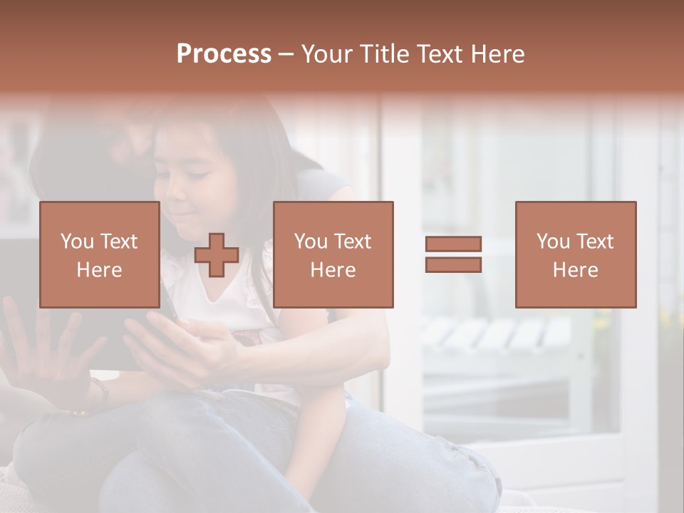 Asian Together Read PowerPoint Template