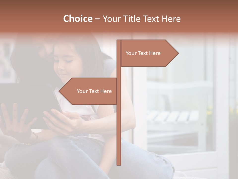 Asian Together Read PowerPoint Template