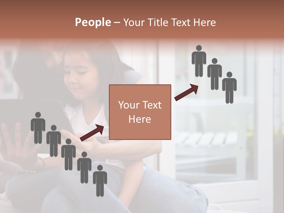 Asian Together Read PowerPoint Template