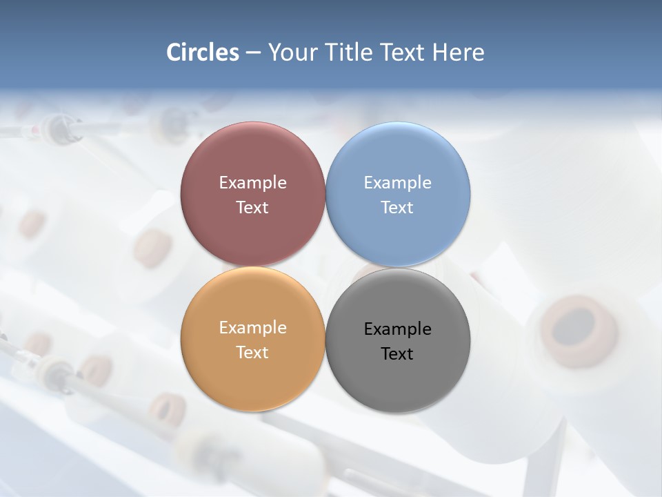 Fabrics Textile Manufacture PowerPoint Template