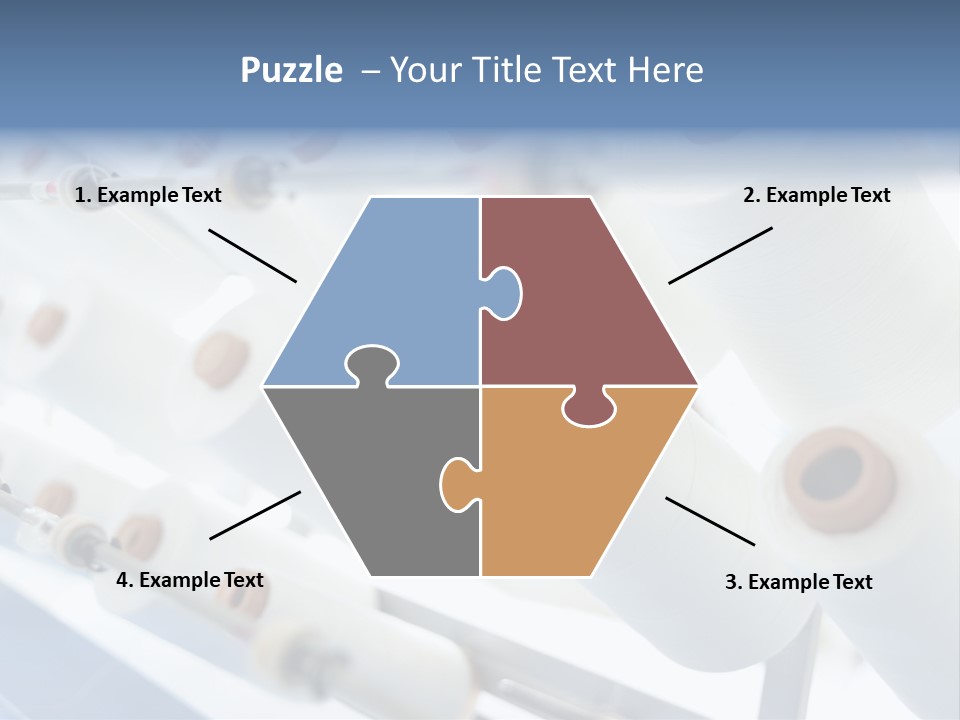 Fabrics Textile Manufacture PowerPoint Template