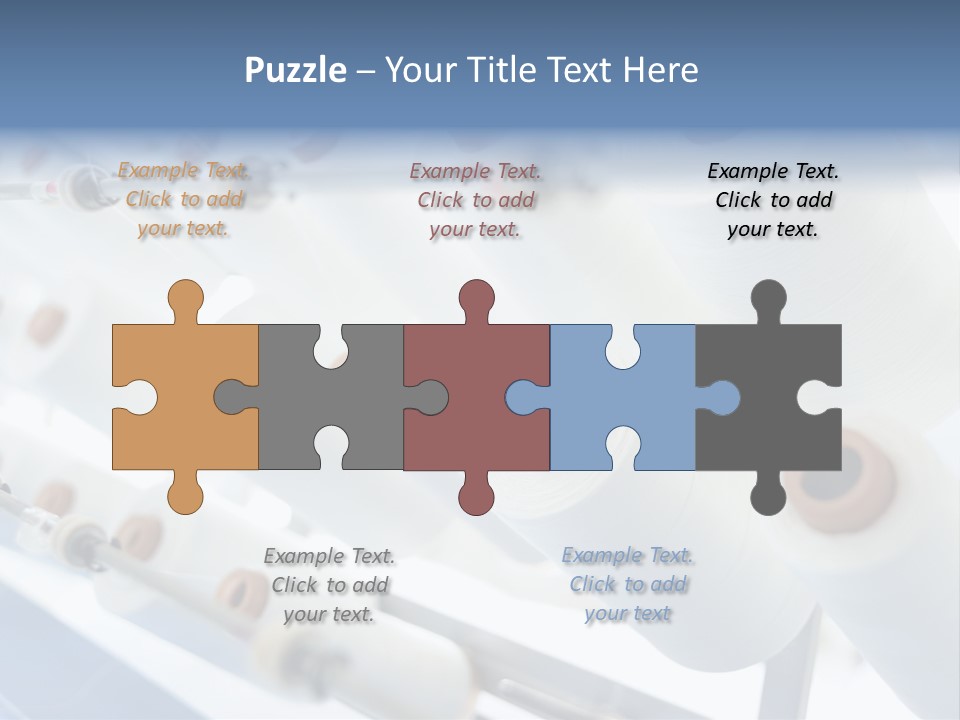 Fabrics Textile Manufacture PowerPoint Template