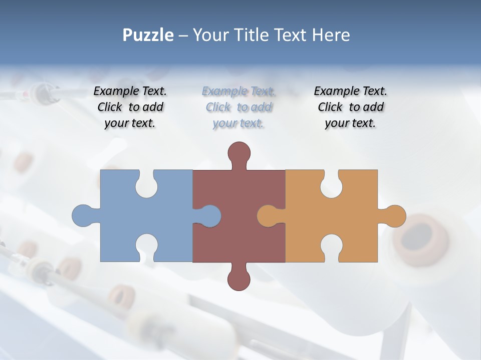 Fabrics Textile Manufacture PowerPoint Template