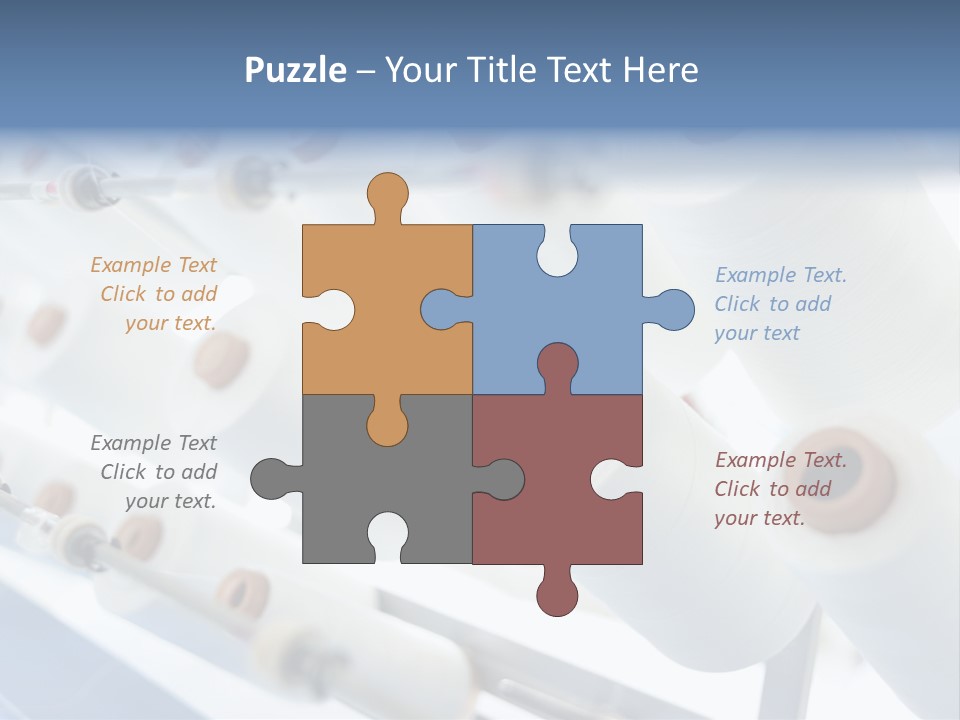 Fabrics Textile Manufacture PowerPoint Template