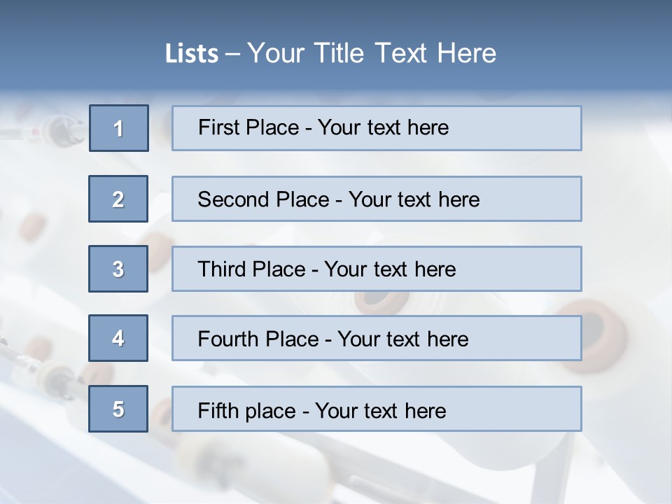 Fabrics Textile Manufacture PowerPoint Template