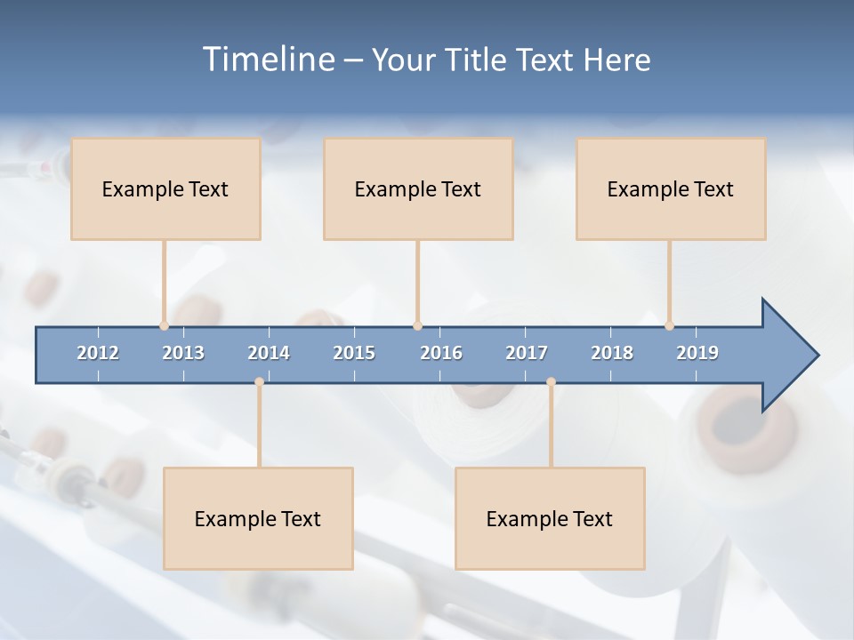Fabrics Textile Manufacture PowerPoint Template