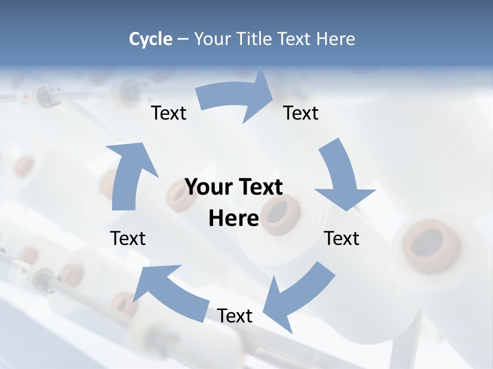 Fabrics Textile Manufacture PowerPoint Template