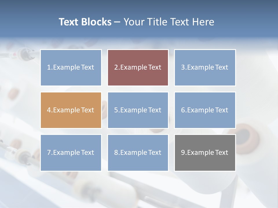 Fabrics Textile Manufacture PowerPoint Template