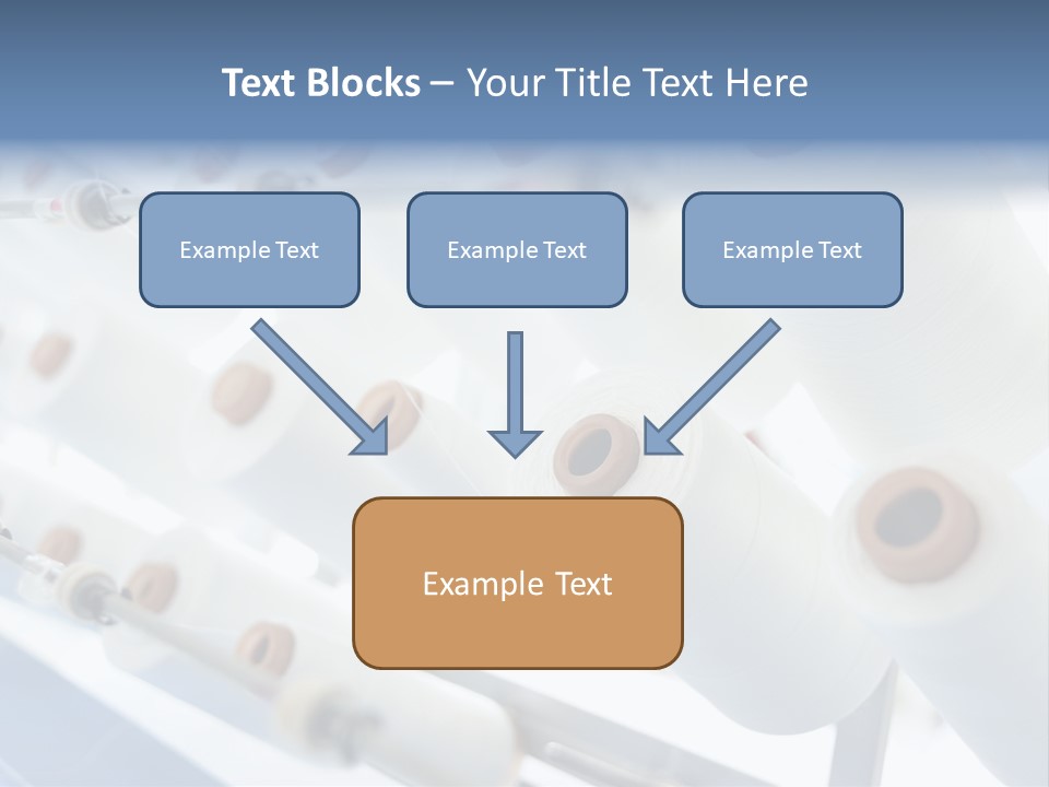 Fabrics Textile Manufacture PowerPoint Template