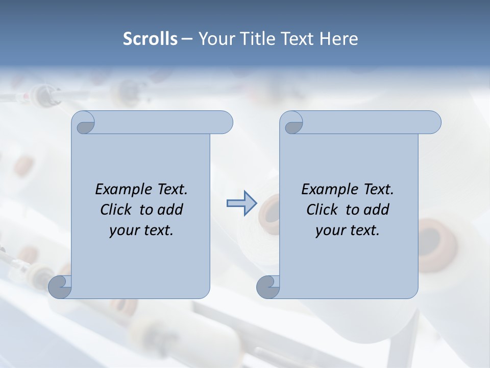 Fabrics Textile Manufacture PowerPoint Template