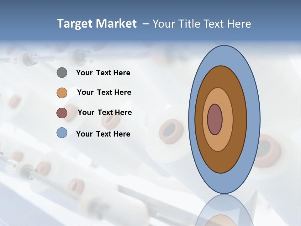 Fabrics Textile Manufacture PowerPoint Template