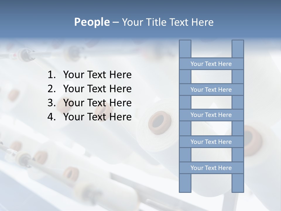Fabrics Textile Manufacture PowerPoint Template