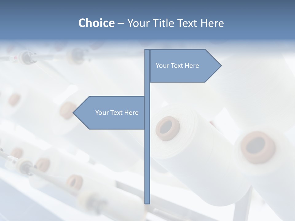 Fabrics Textile Manufacture PowerPoint Template