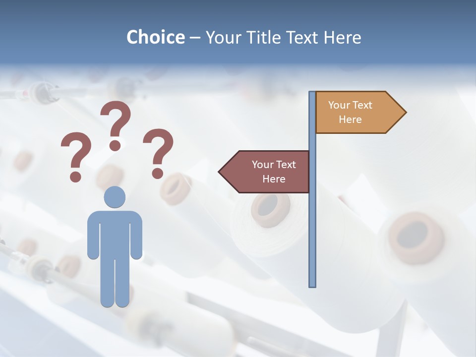 Fabrics Textile Manufacture PowerPoint Template