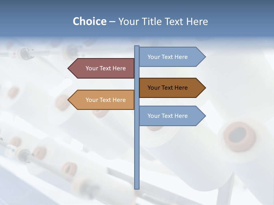 Fabrics Textile Manufacture PowerPoint Template