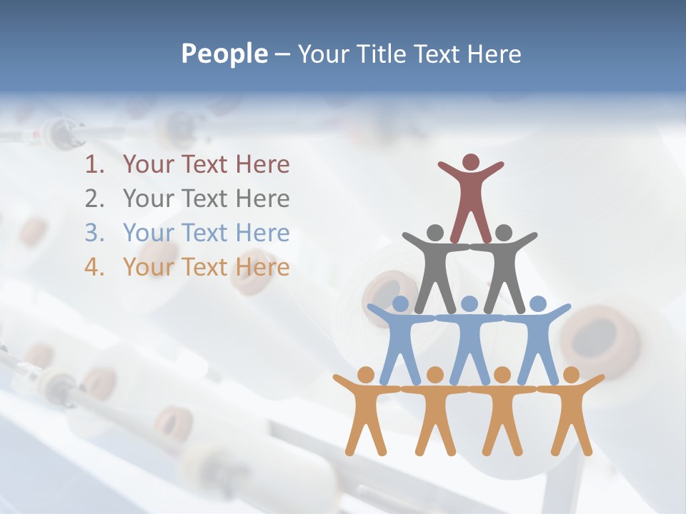 Fabrics Textile Manufacture PowerPoint Template