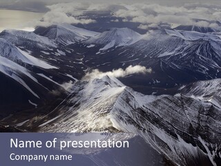 Norway Scandinavia Mountains PowerPoint Template