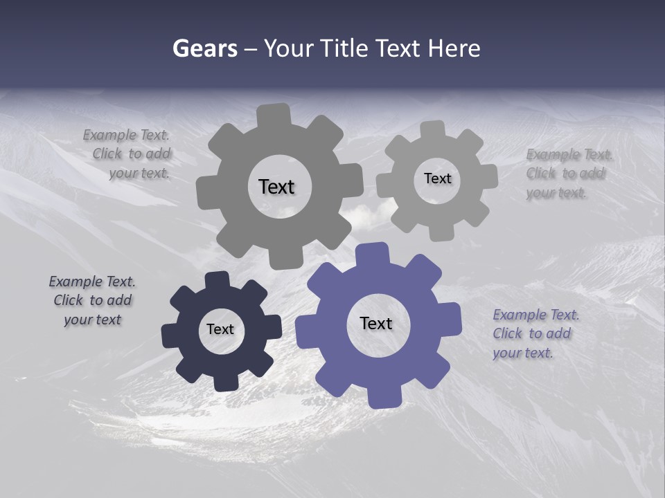 Norway Scandinavia Mountains PowerPoint Template
