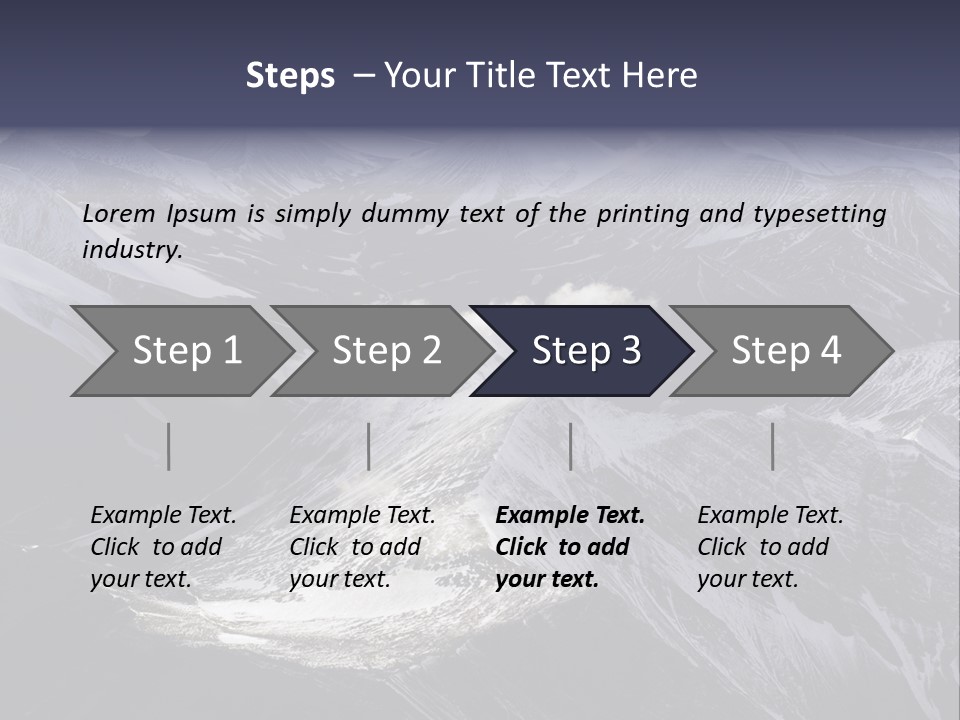 Norway Scandinavia Mountains PowerPoint Template