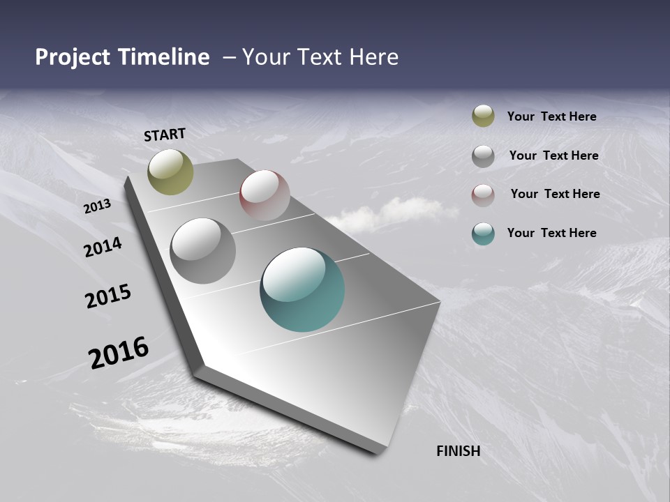 Norway Scandinavia Mountains PowerPoint Template