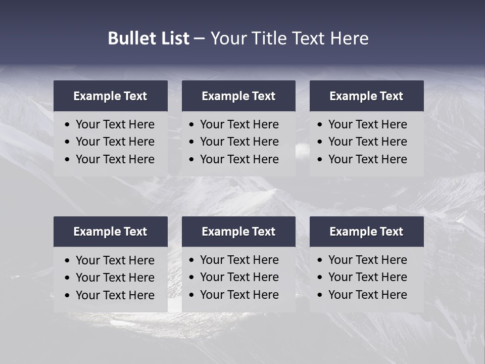 Norway Scandinavia Mountains PowerPoint Template