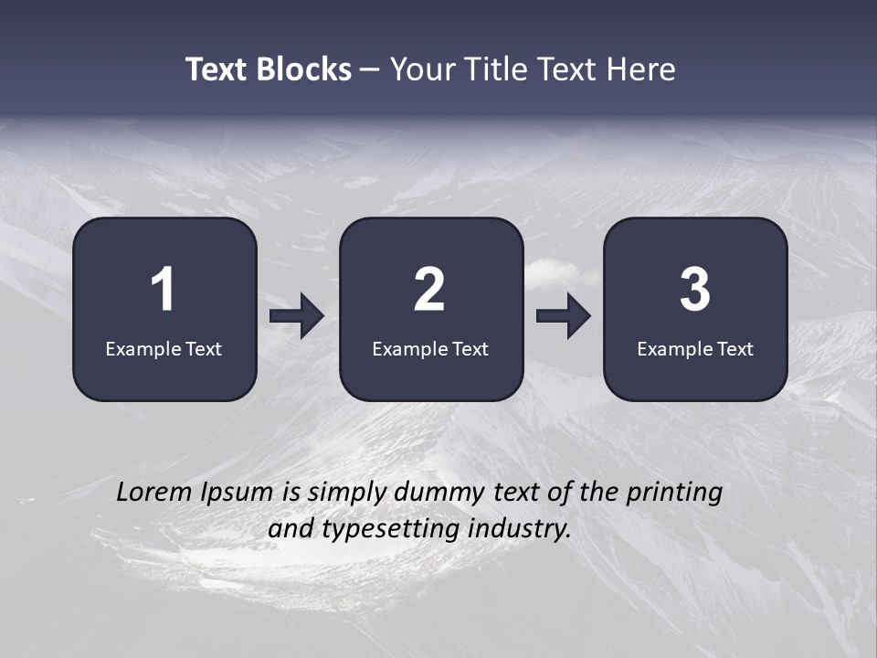 Norway Scandinavia Mountains PowerPoint Template