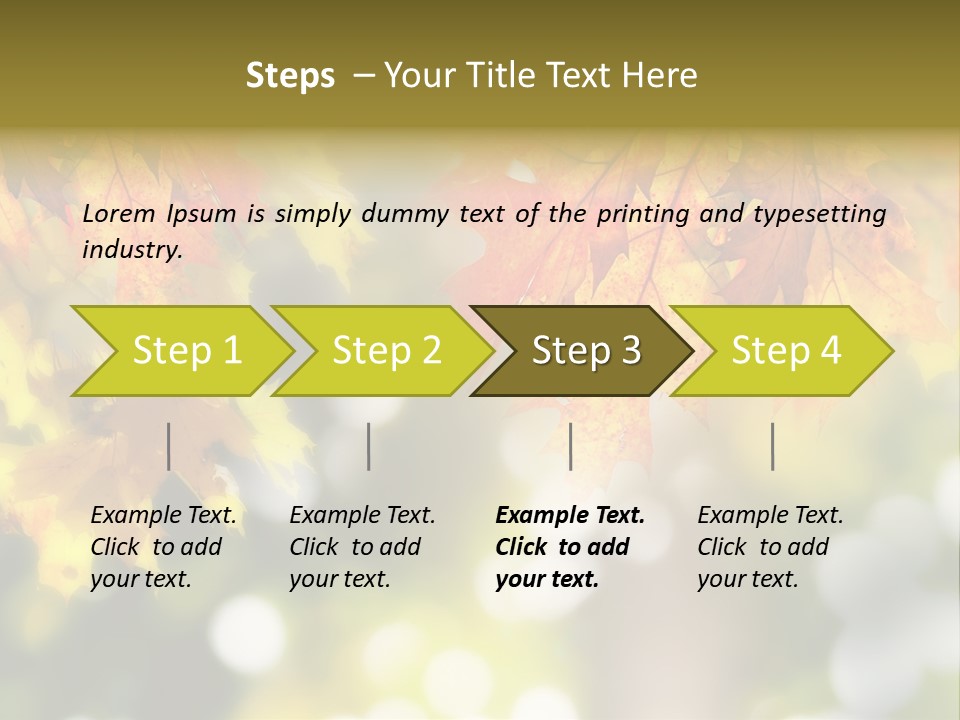 Foliage Day Outdoor PowerPoint Template