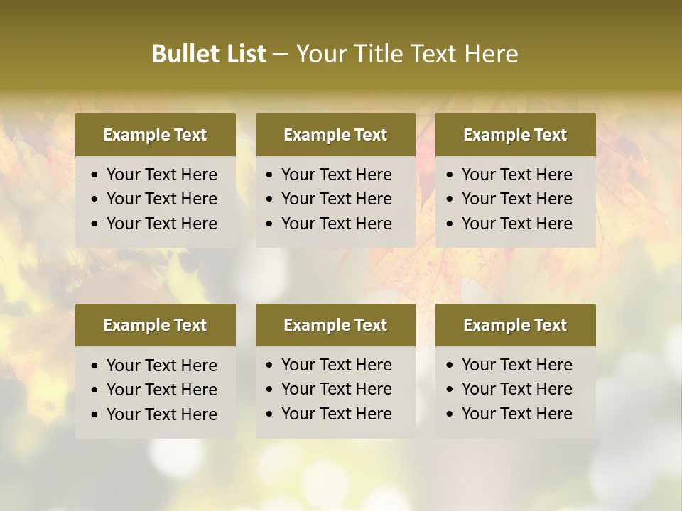 Foliage Day Outdoor PowerPoint Template