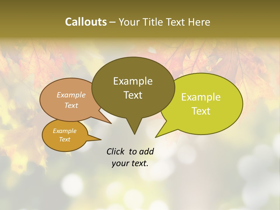 Foliage Day Outdoor PowerPoint Template