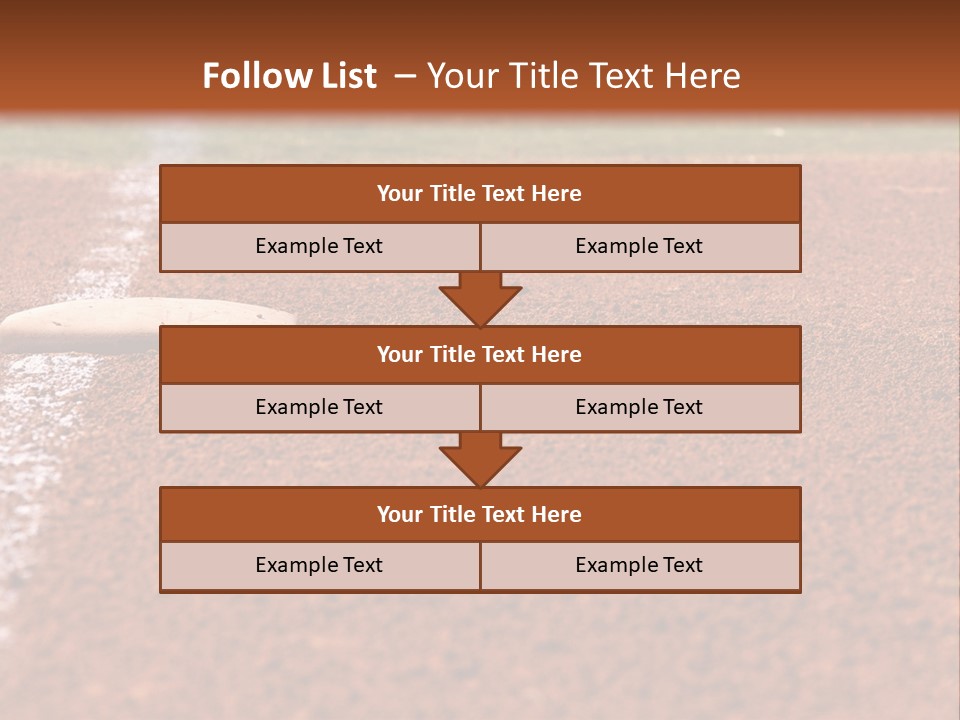 Athletics Recreation Horizontal PowerPoint Template