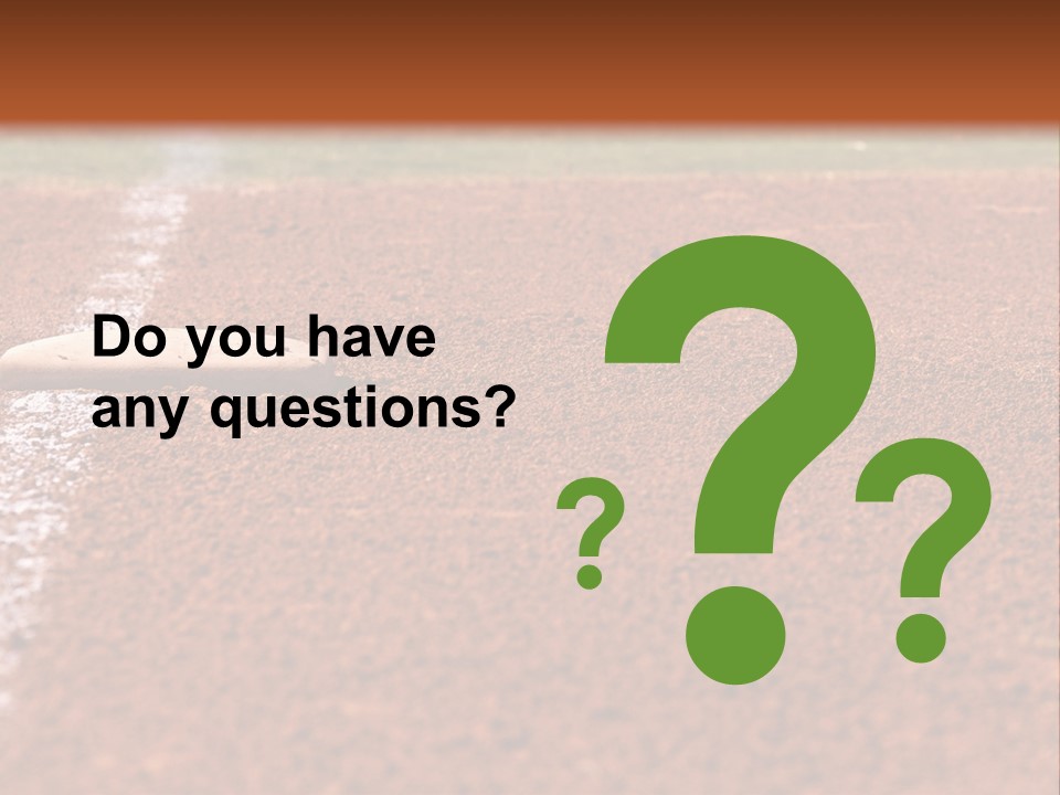 Athletics Recreation Horizontal PowerPoint Template