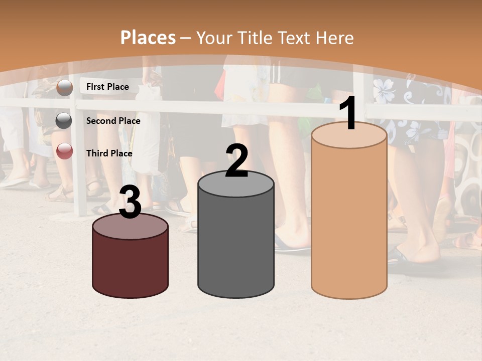 Copy Space Girl Shoes PowerPoint Template