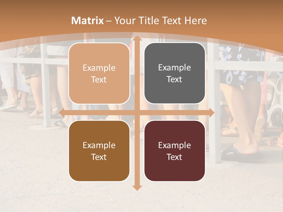 Copy Space Girl Shoes PowerPoint Template