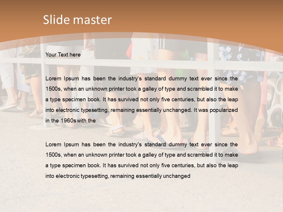 Copy Space Girl Shoes PowerPoint Template