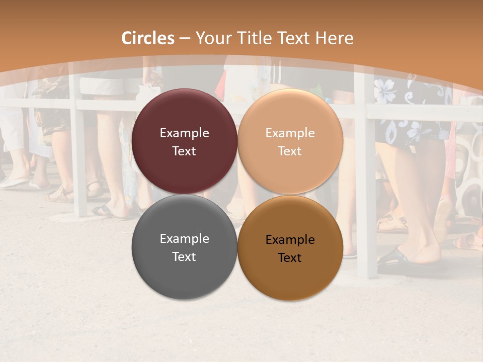 Copy Space Girl Shoes PowerPoint Template