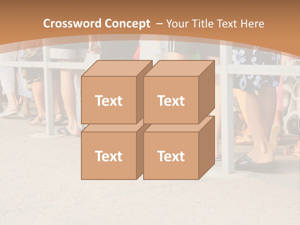 Copy Space Girl Shoes PowerPoint Template