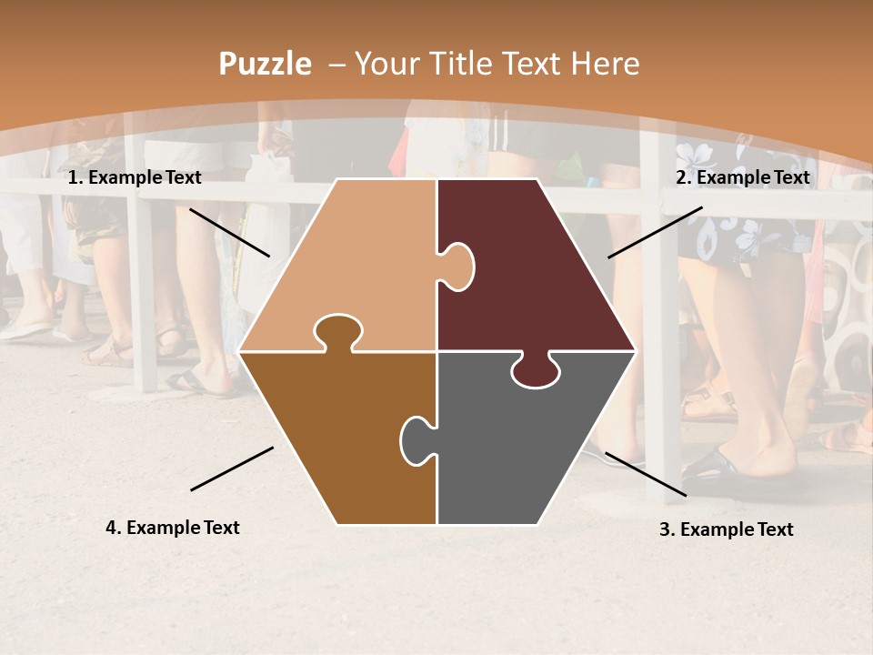 Copy Space Girl Shoes PowerPoint Template