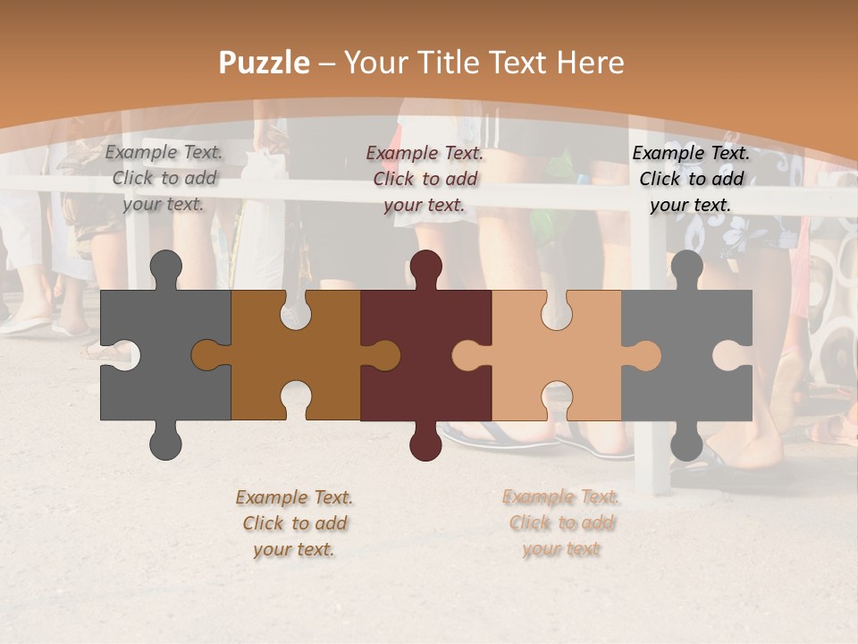 Copy Space Girl Shoes PowerPoint Template