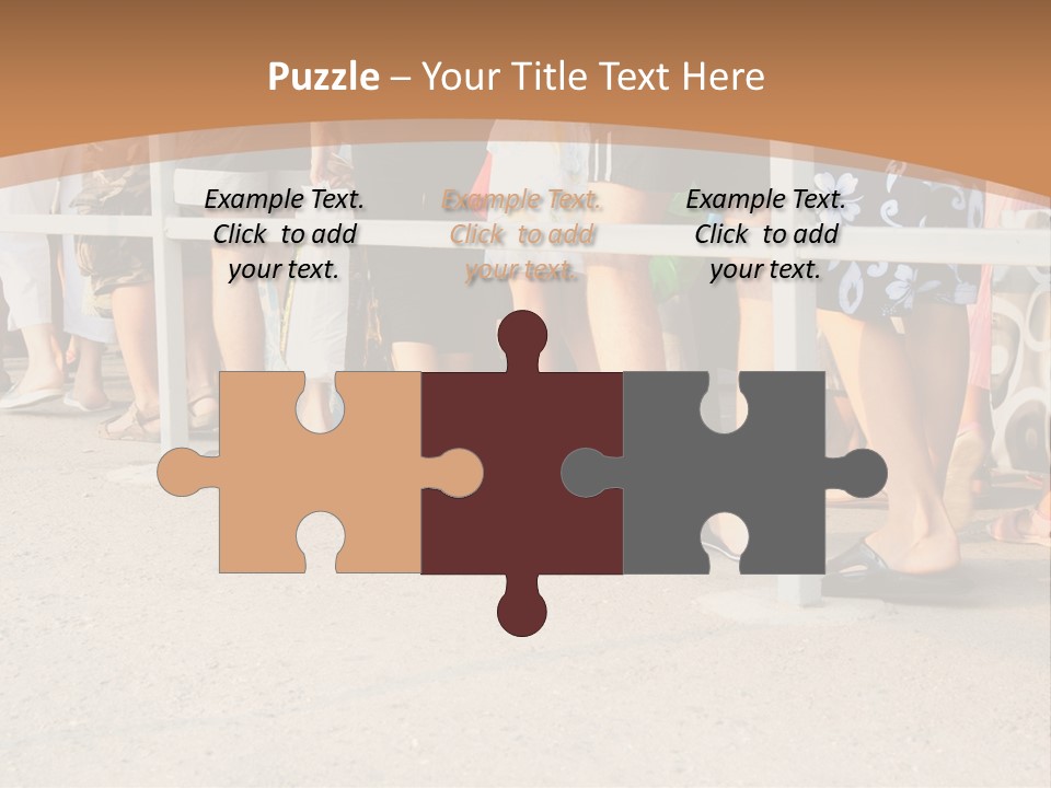 Copy Space Girl Shoes PowerPoint Template