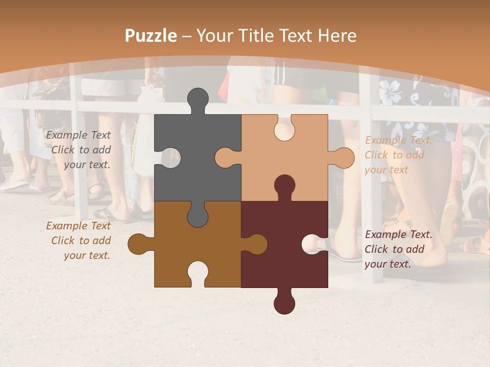 Copy Space Girl Shoes PowerPoint Template