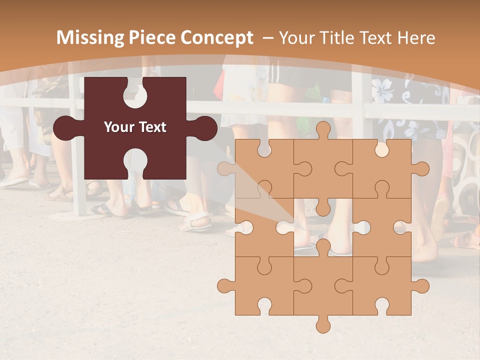 Copy Space Girl Shoes PowerPoint Template