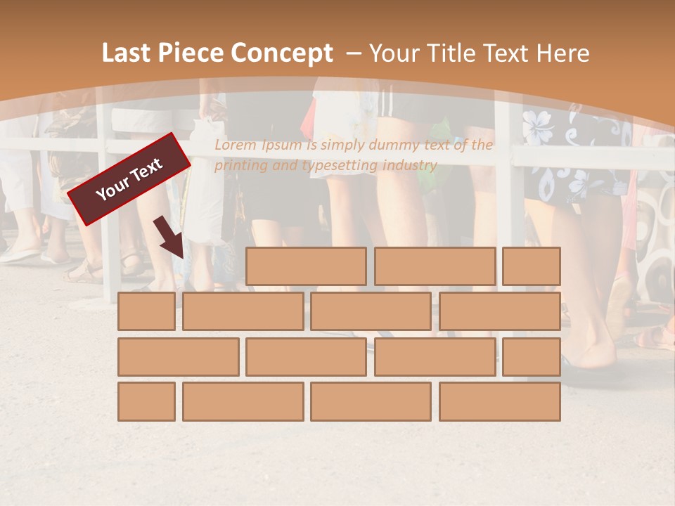 Copy Space Girl Shoes PowerPoint Template